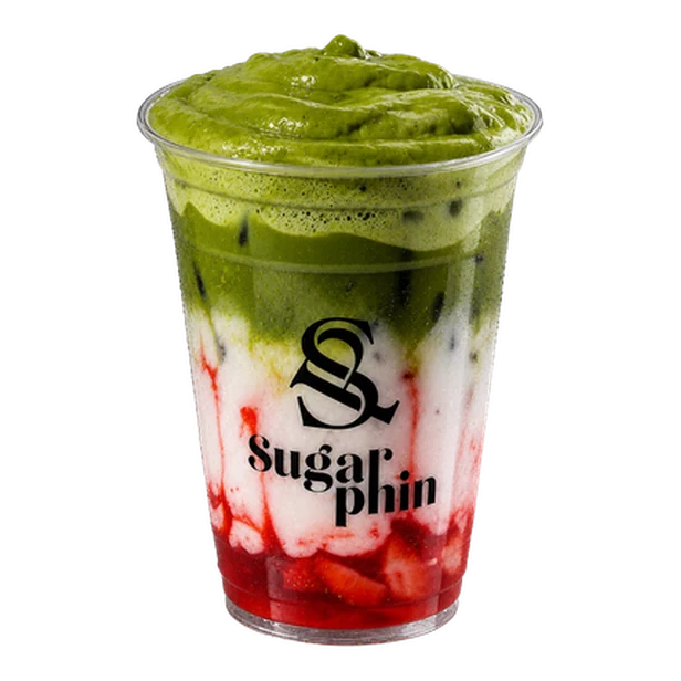 Strawberry Matcha Latte
